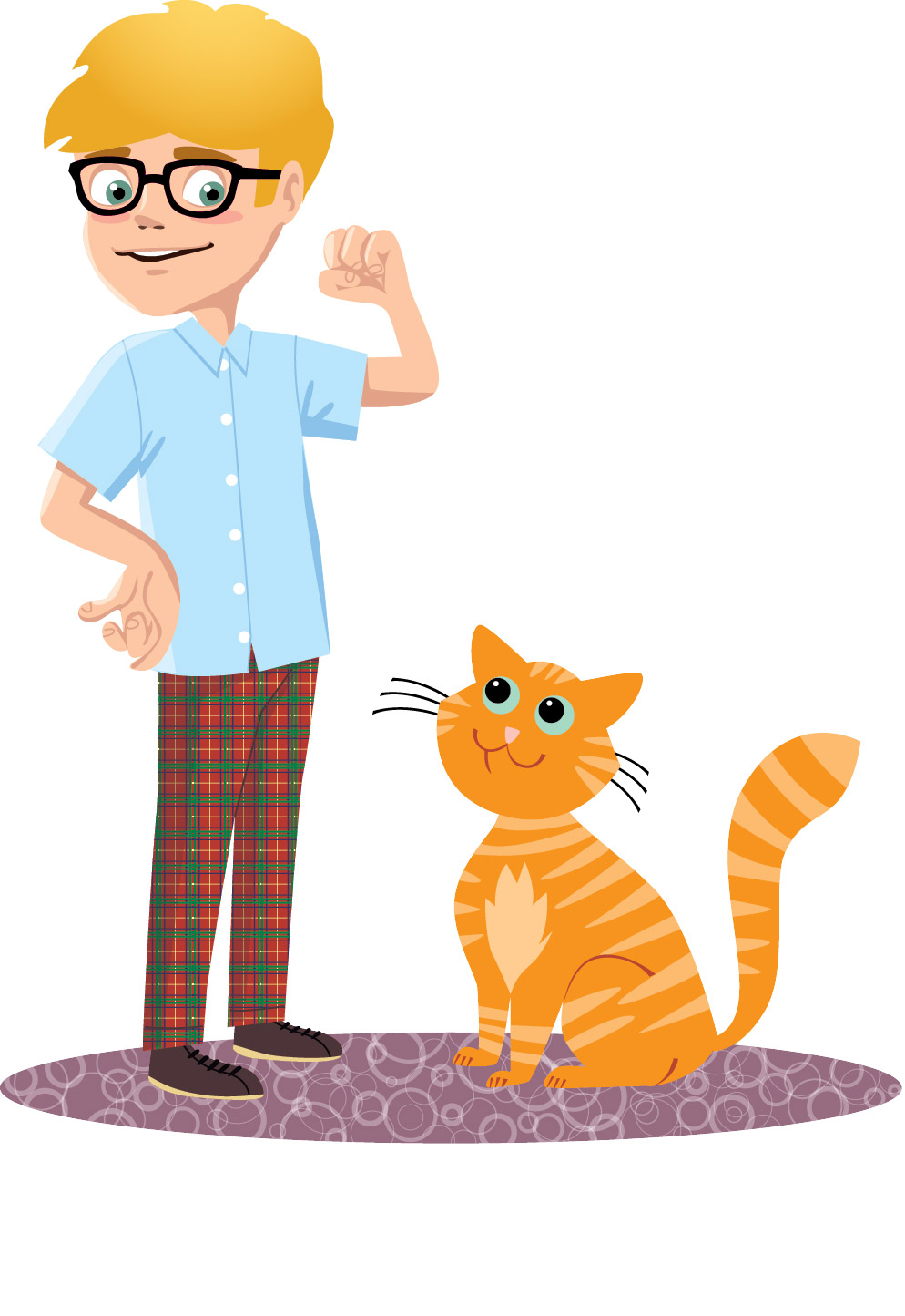 1-boy with cat